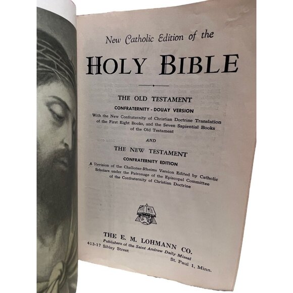 Vintage Holy Bible Cedar Box Union Made United Brotherhood Of Carpenters w/Bible - Picture 14 of 16